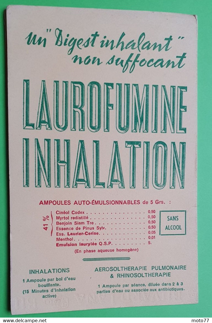 Buvard 1037 - Laboratoire - TERCYN 2 - Etat D'usage : Voir Photos - 13.5x21 Cm Fermé Environ - Années 1950 - Produits Pharmaceutiques