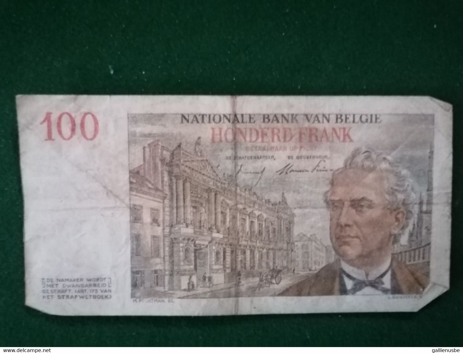 Billet De 100 Frs  - 22.12.1955 - 100 Francs