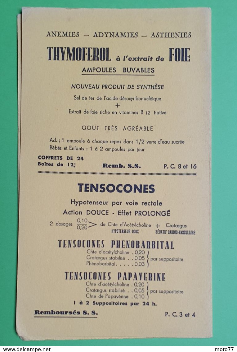 Buvard 1041 - Laboratoire - ELERTE 2 Jaune - Etat D'usage : Voir Photos - 12.5x21 Cm Fermé Environ - Années 1950 - Produits Pharmaceutiques