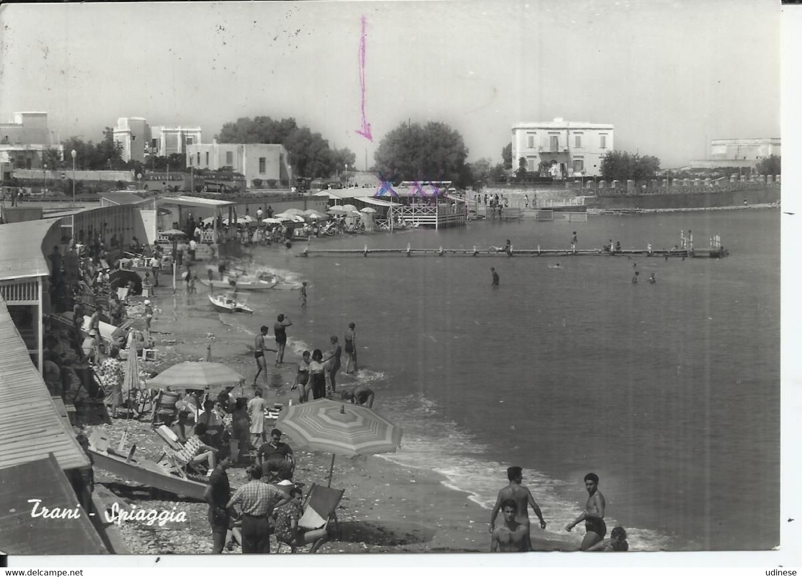 TRANI 1958 - LA SPIAGGIA - Trani