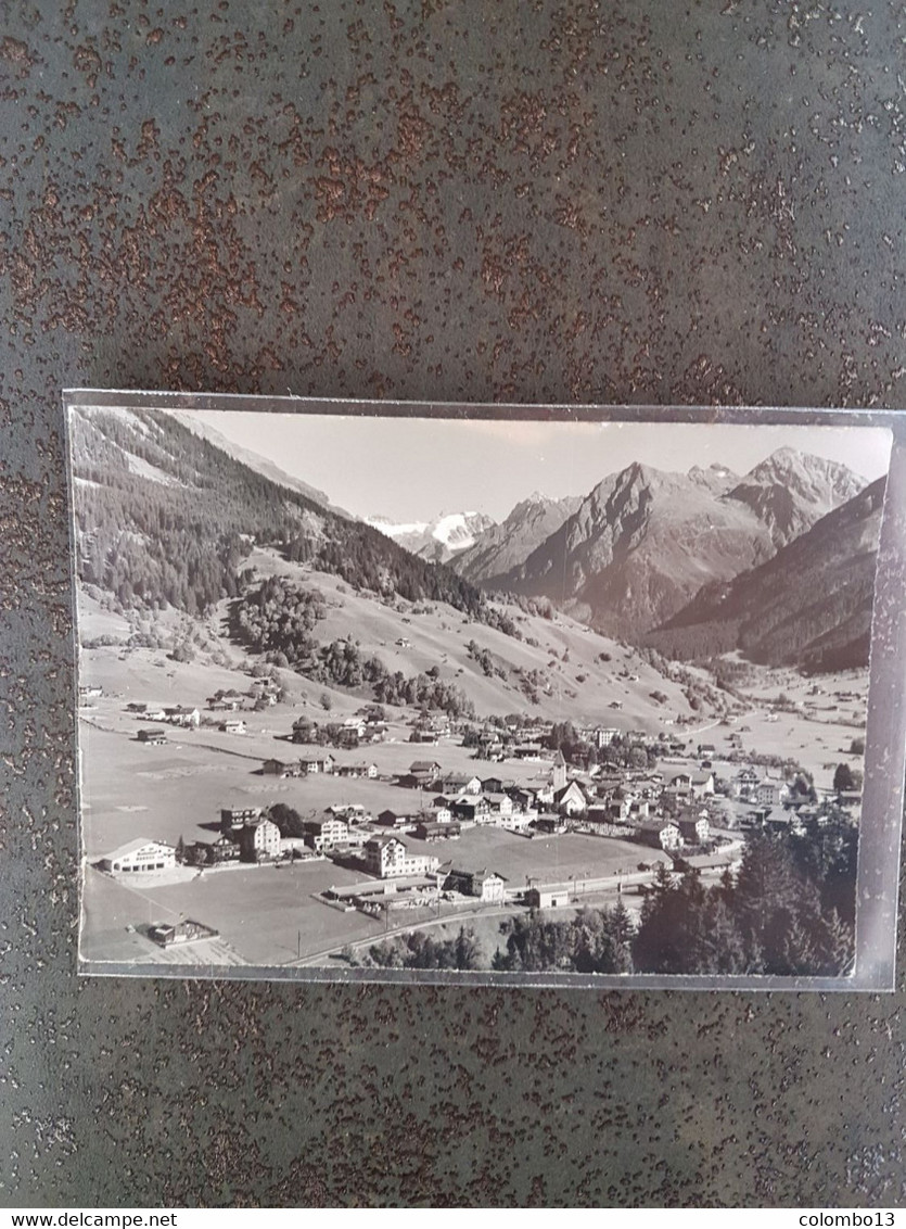 CPSM/CPM SUISSE KLOSTERS  GRAUBUNDEN 1250 M MIT SILVRETTAGRUPPE 1952 - Klosters