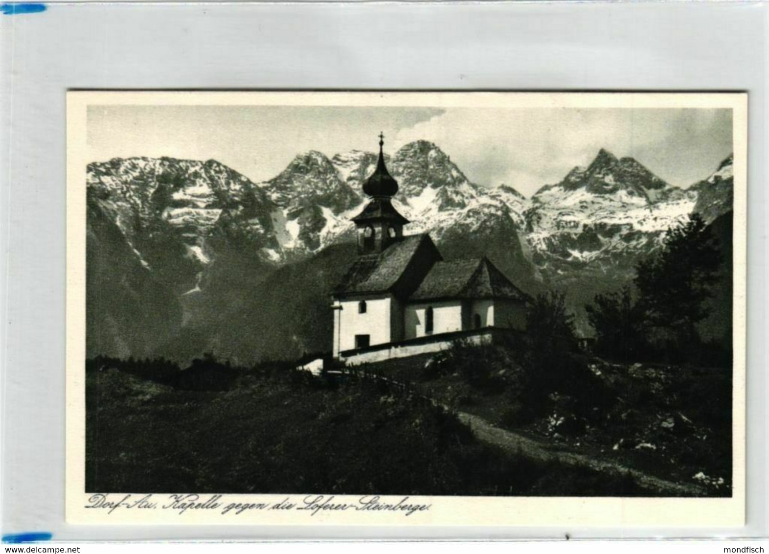 Dorf Au Bei Lofer - Kapelle Mit Loferer Steinberge - Lofer
