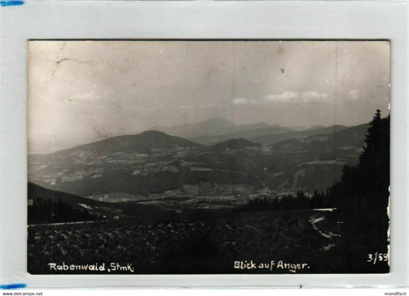 Rabenwald 1960 - Blick Auf Anger - Anger