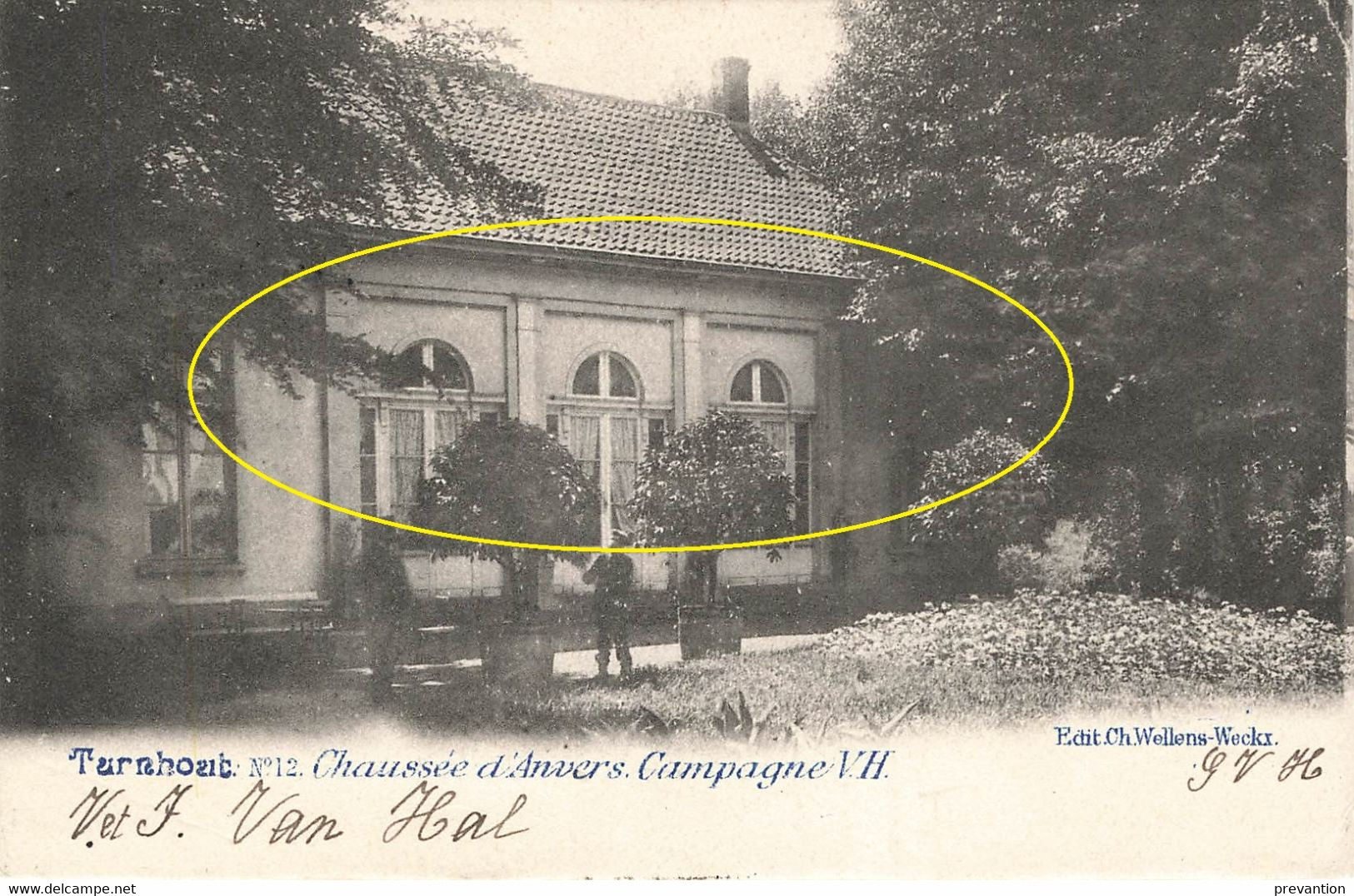 TURNHOUT - N°12, Chaussée D'Anvers CampagneV.H - Carte Circulé En 1902 - Turnhout
