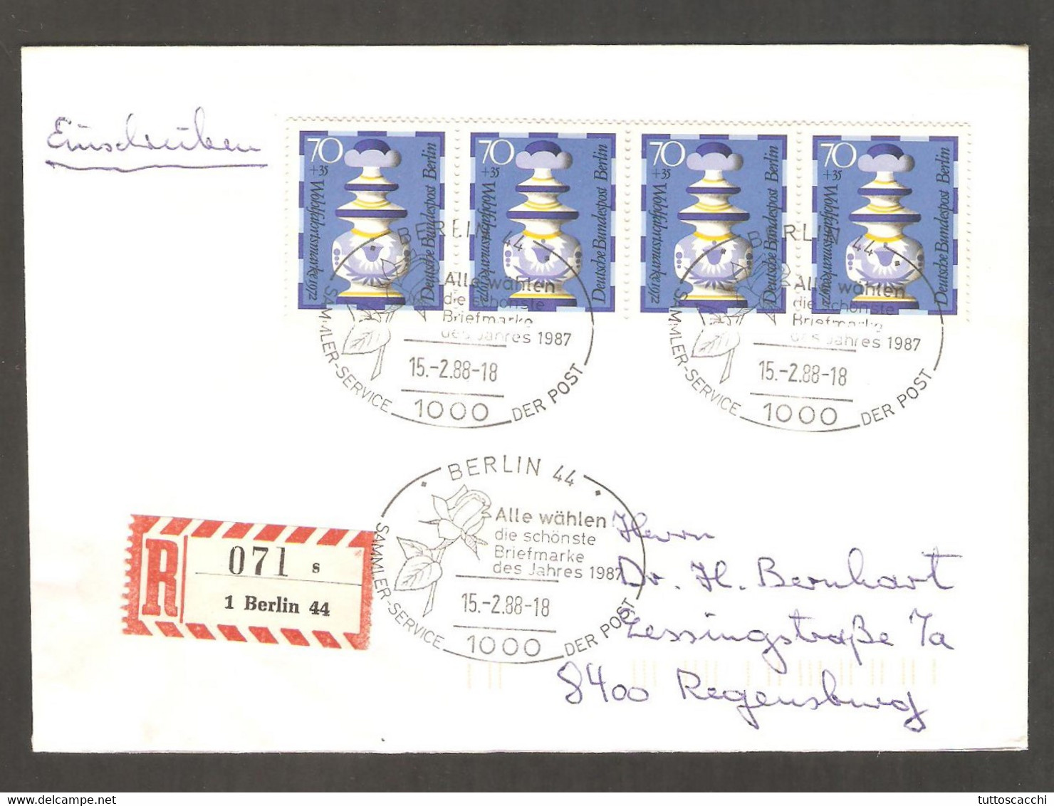 Germany - Nice Envelope, Chess Stamps, Registered - Echecs
