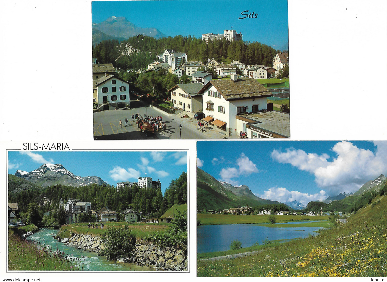 Sils Maria Baselgia GR Oberengadin Piz La Margna 3 Karten - Sils Im Engadin/Segl