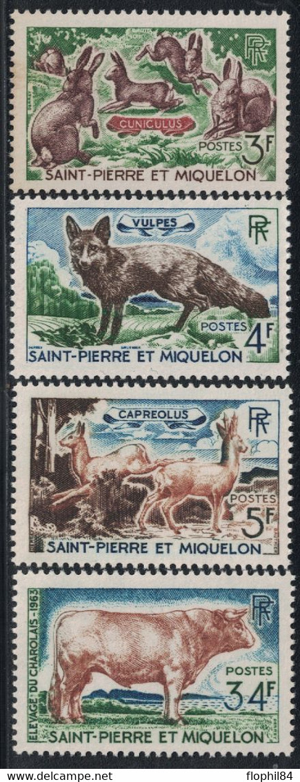 ST PIERRE ET MIQUELON - N°372 A 375 - NEUF SANS TRACE DE CHARNIERE - COTE 27€ - YT 2015. - Ongebruikt