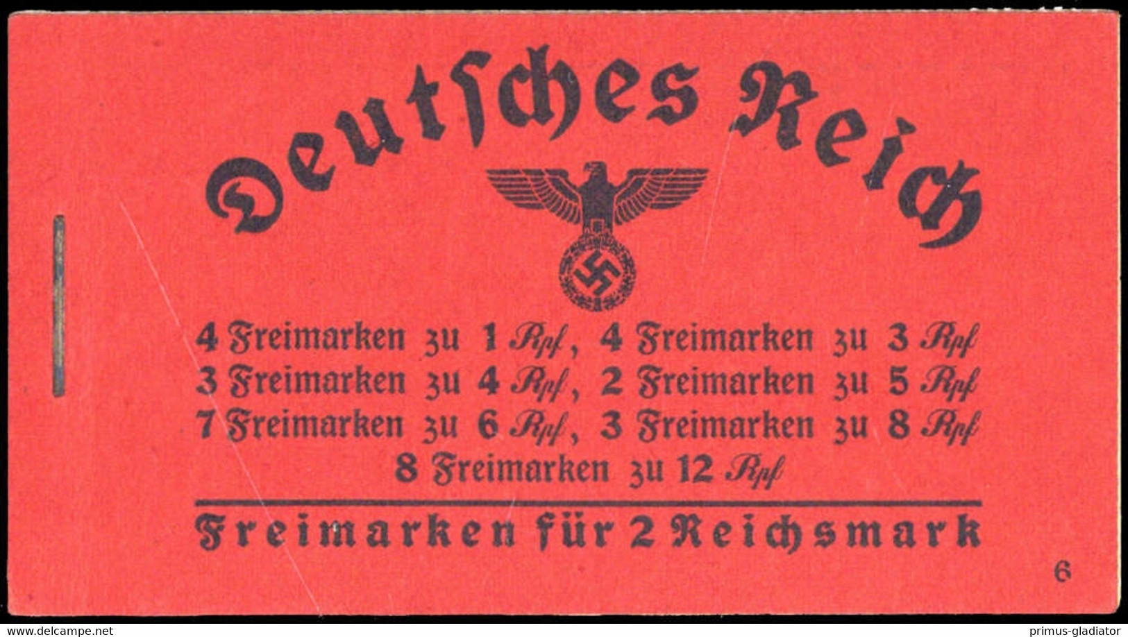 1937, Deutsches Reich, MH 37.2, (*) - Markenheftchen
