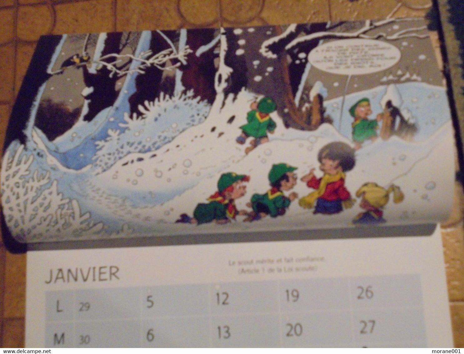 Calendrier Scout FSC 1998 Mittei Derib  Ernst Geerts Tome Et Janry    TBE - Agendas