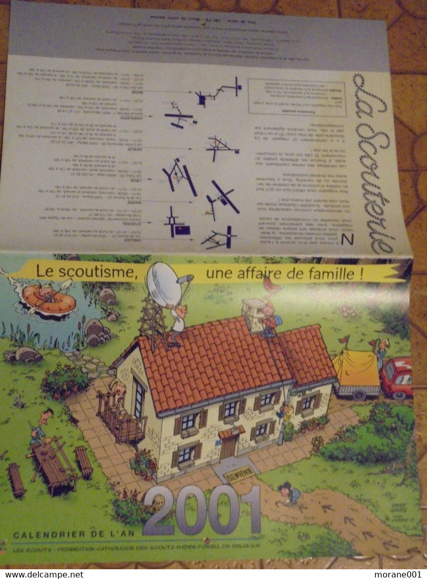 Calendrier Scout FSC 2001  Ernst Geerts    TBE - Diaries