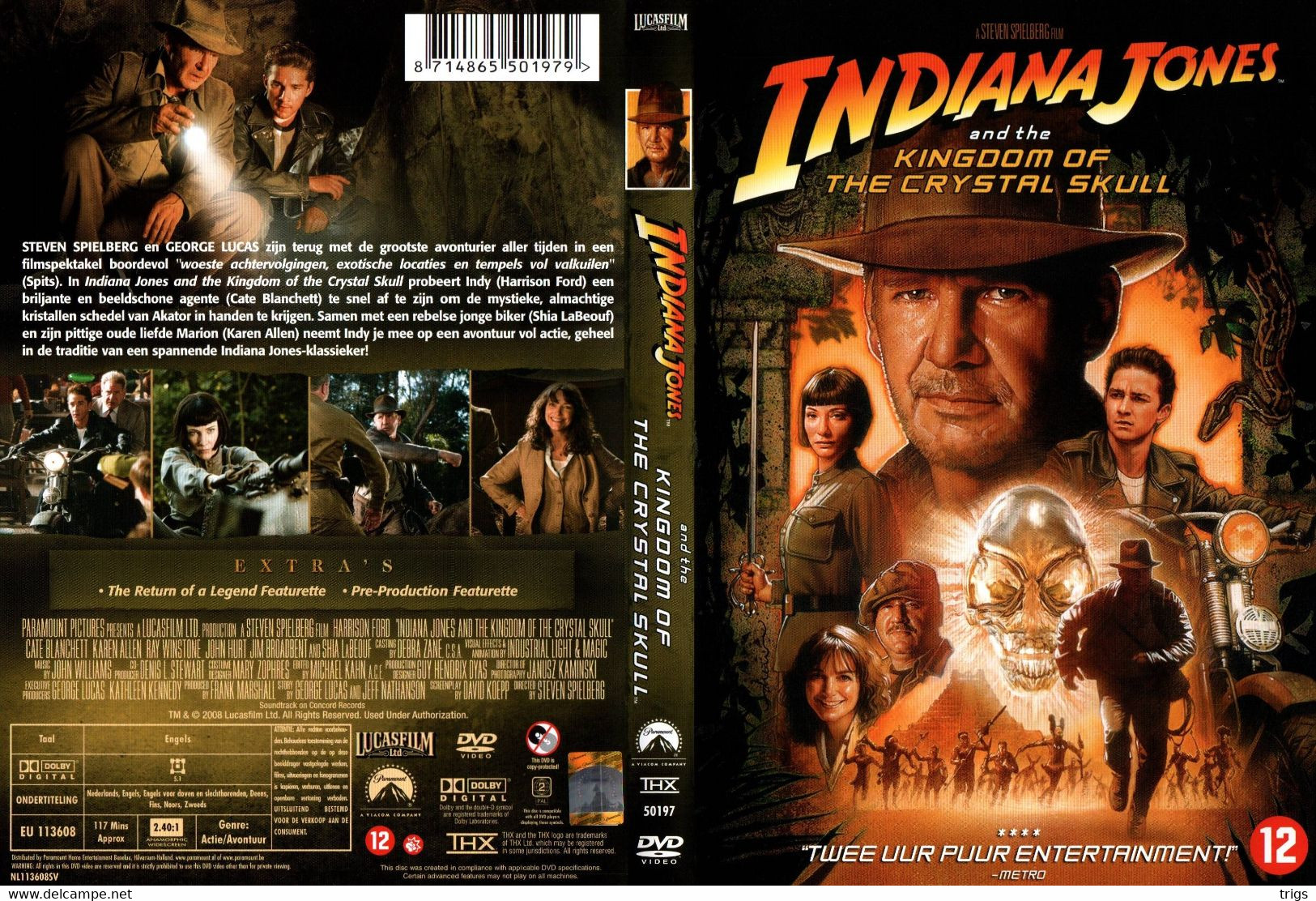 DVD - Indiana Jones and the Kingdom of the Crystal Skull