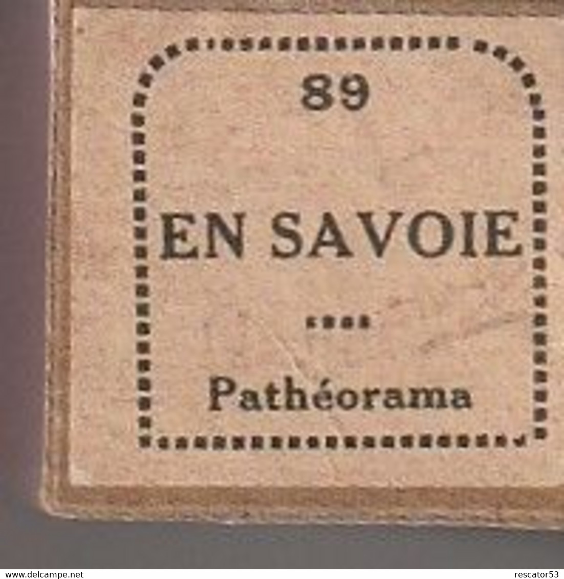 Film Fixe Pathéorama Années 20 En Savoie - Pellicole Cinematografiche: 35mm-16mm-9,5+8+S8mm