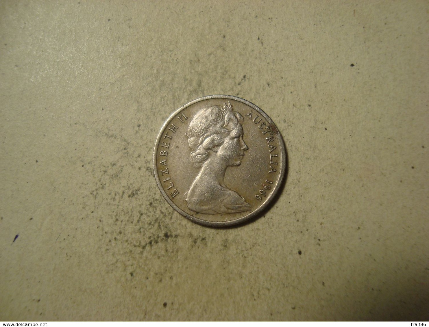 MONNAIE AUSTRALIE 5 CENTS 1966 - 5 Cents