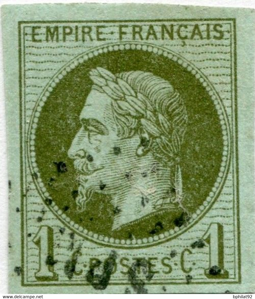 !!! N°7 OBLITÉRÉ LOSANGE SPM, SIGNÉ JAMET. RARE - Napoléon III