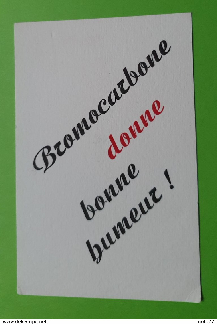 Buvard 1084 - Laboratoire - BROMOCARBONE - Etat D'usage: Voir Photos - 8 X 12 Cm Environ - Années 1950 - Produits Pharmaceutiques