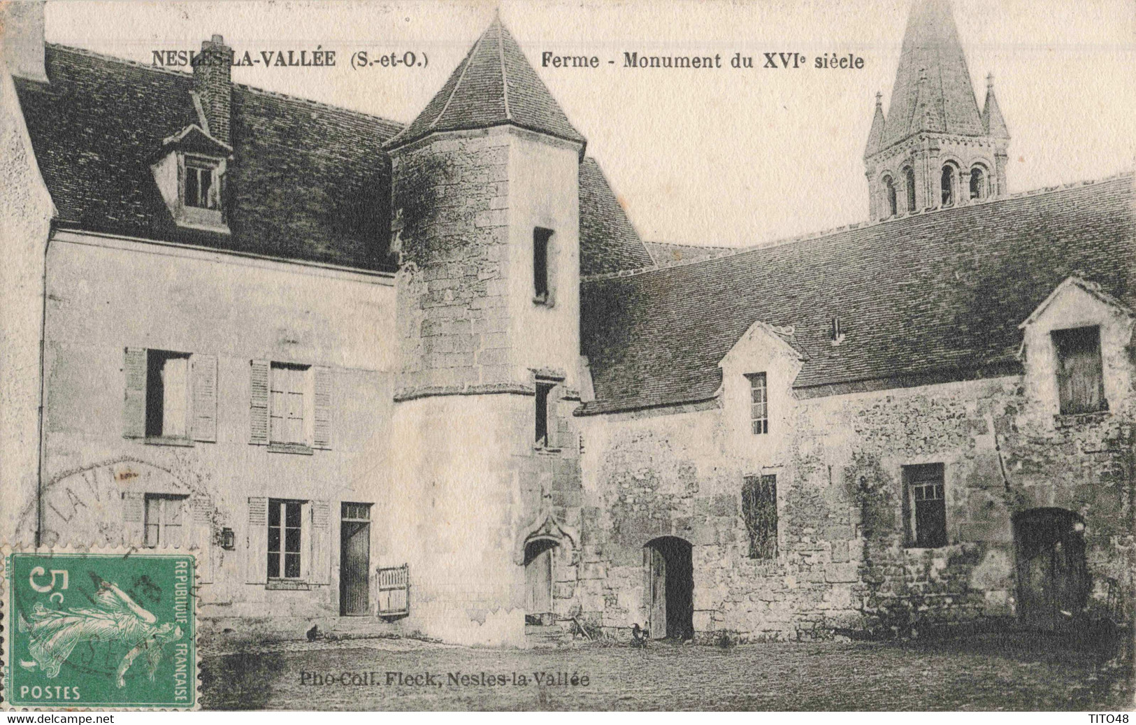 FRANCE- 95 VAL D'OISE - NESLES-la-VALLÉE - Ferme - Monument Du XVIe Siècle - Nesles-la-Vallée