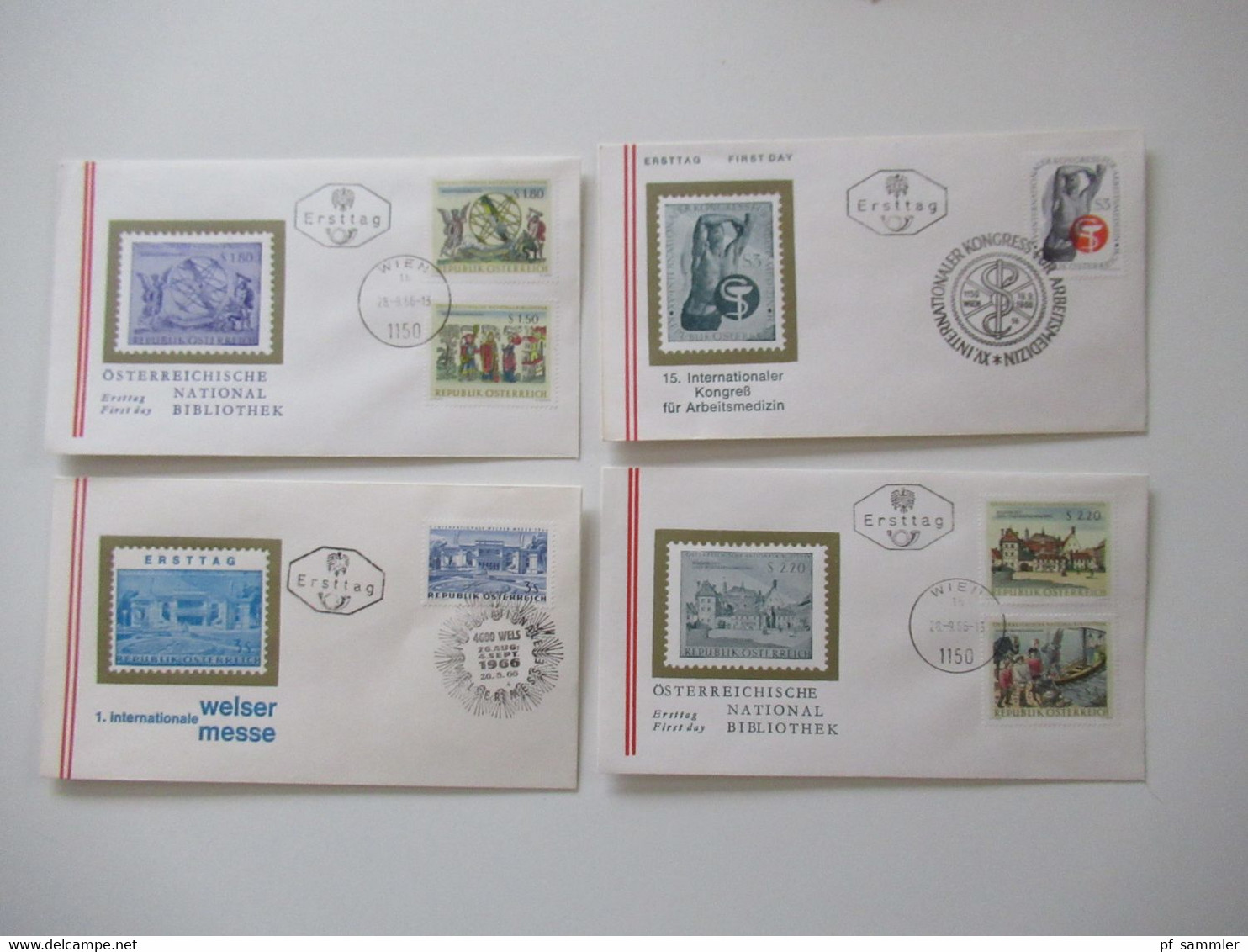 Österreich 1960 - Ca. 1969 FDC / Belegeposten Mit 190 Stück / Auch Christkindl In 2 Alben + Lose Briefe! - Collezioni (senza Album)