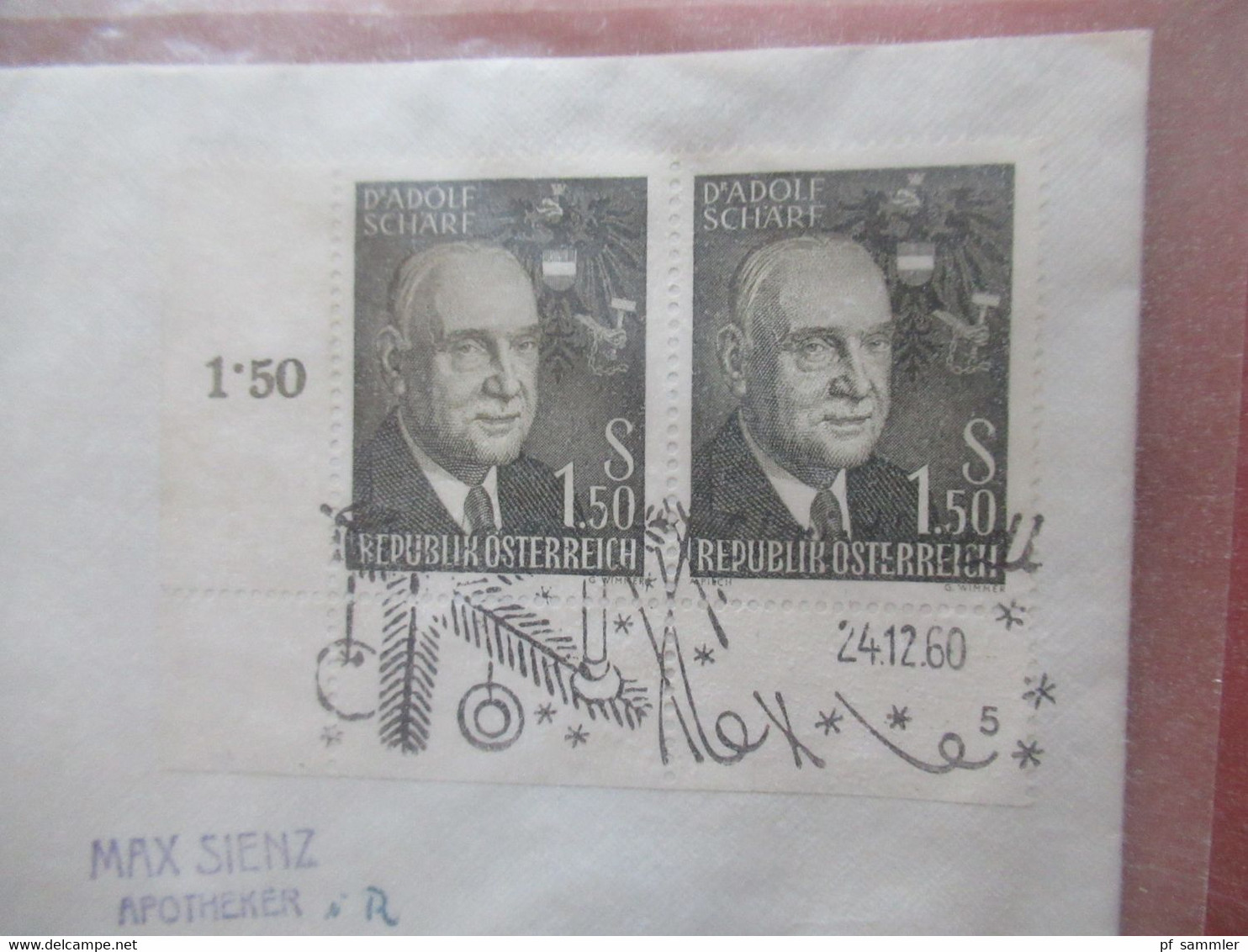 Österreich 1960 - ca. 1969 FDC / Belegeposten mit 190 Stück / auch Christkindl in 2 Alben + lose Briefe!