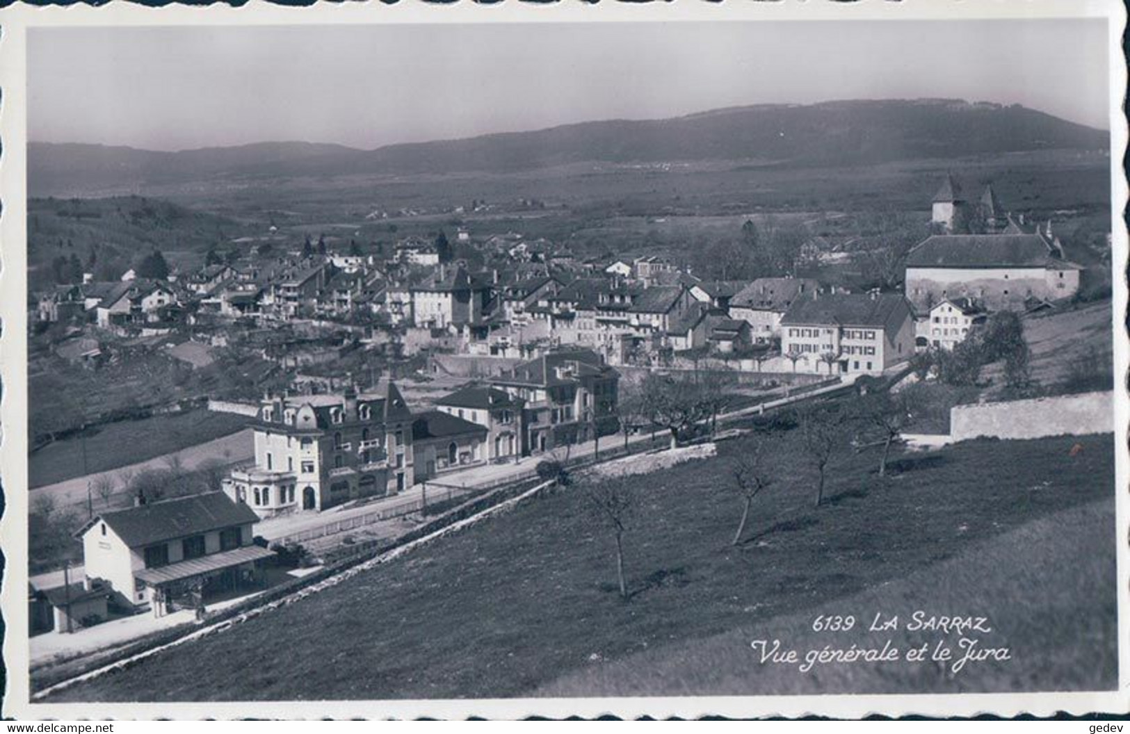 La Sarraz VD, La Gare Et Chemin De Fer (6139) - La Sarraz