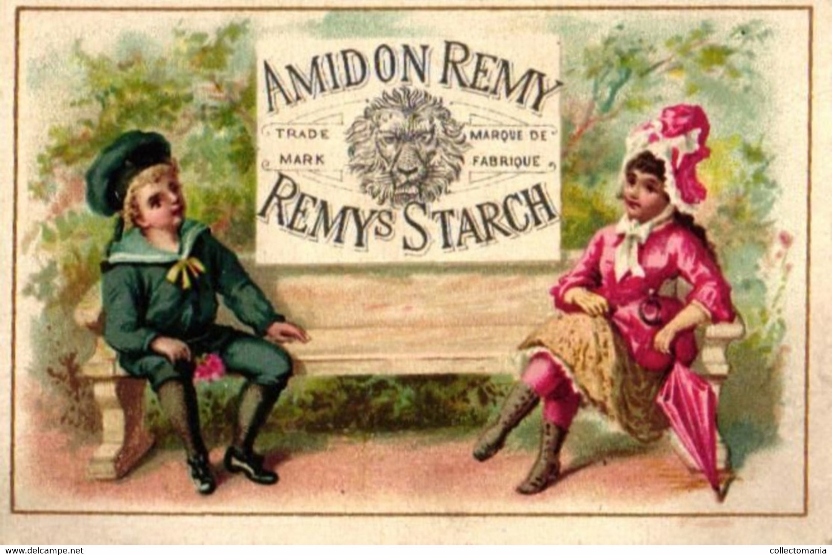 2 Calendriers 1891 Amidon  Remy Starch De LOUVAIN Chromos Stijfsel Strijken , Litho Reclame Reklame ,  Mooie Staat - Petit Format : ...-1900