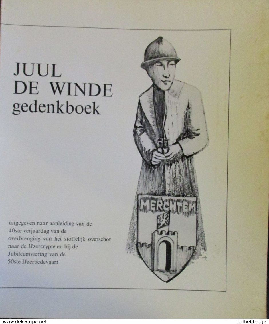 Juul De Winde - Gedenkboek - Merchtem - Weltkrieg 1914-18