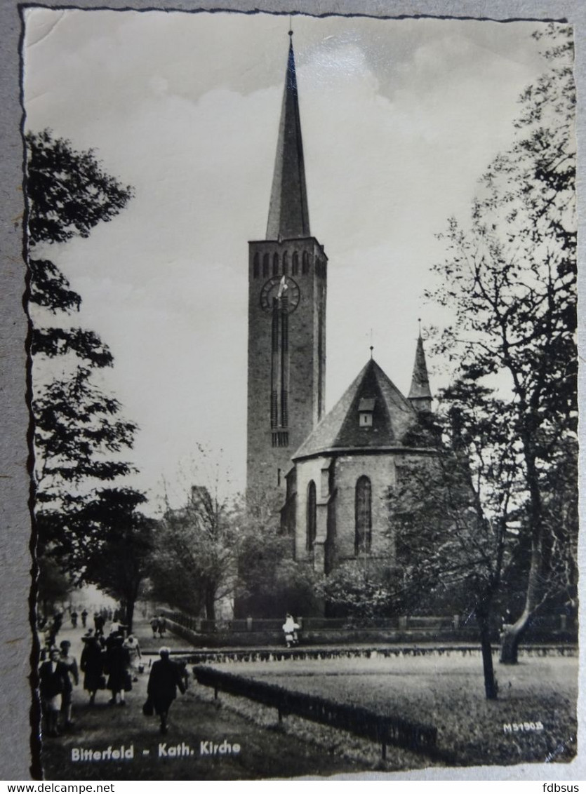 Bitterfeld  Kath. Kirche - Ed Heldge C 919 - See Scans For Stamps And Eventually Slogan Cancellations - Bitterfeld