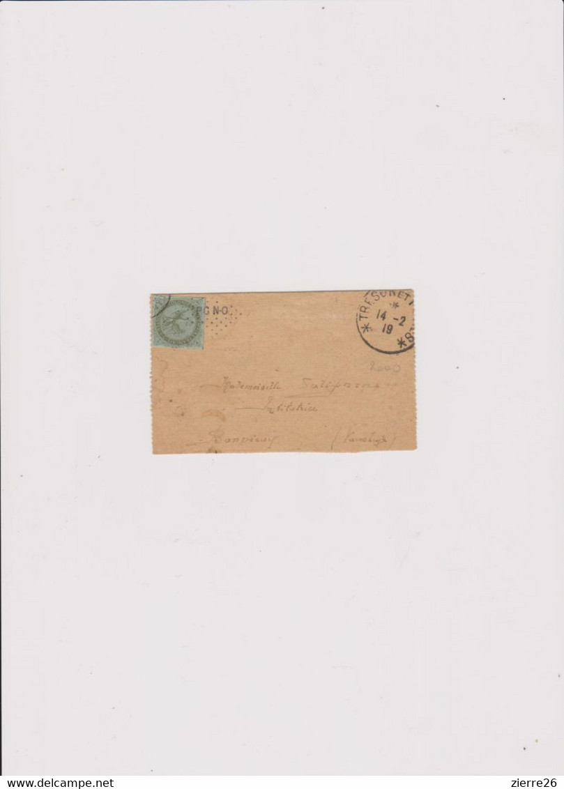 Colonies Françaises Aigle Impérial 1 C Olive Sur Lettre Oblitérée PGNO  Port Offert - Eagle And Crown