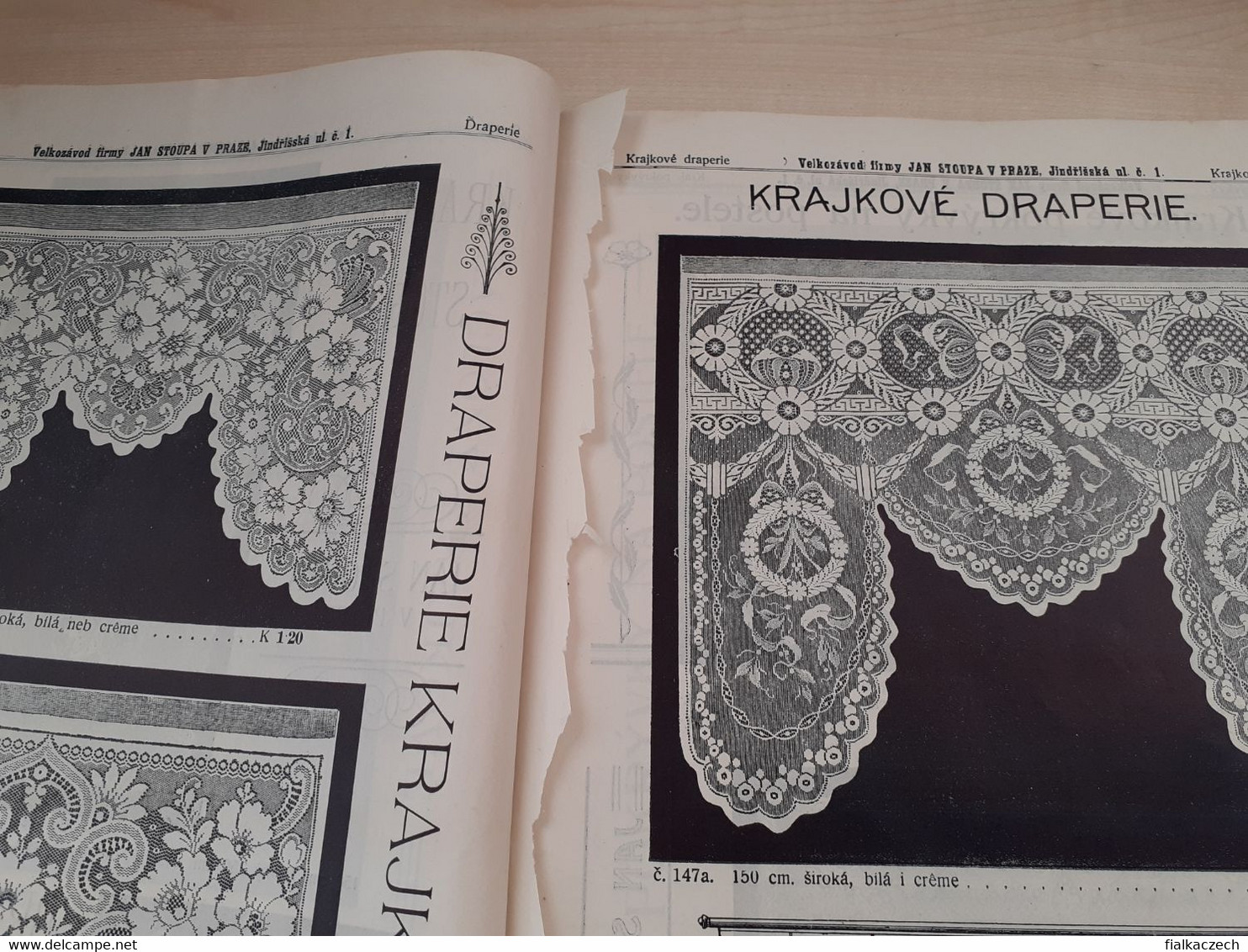 Old catalog, catalogue, Czechoslovakia, Jan Stoupa, Prague, Praha, furniture, chair, fabric, material, table, bed...