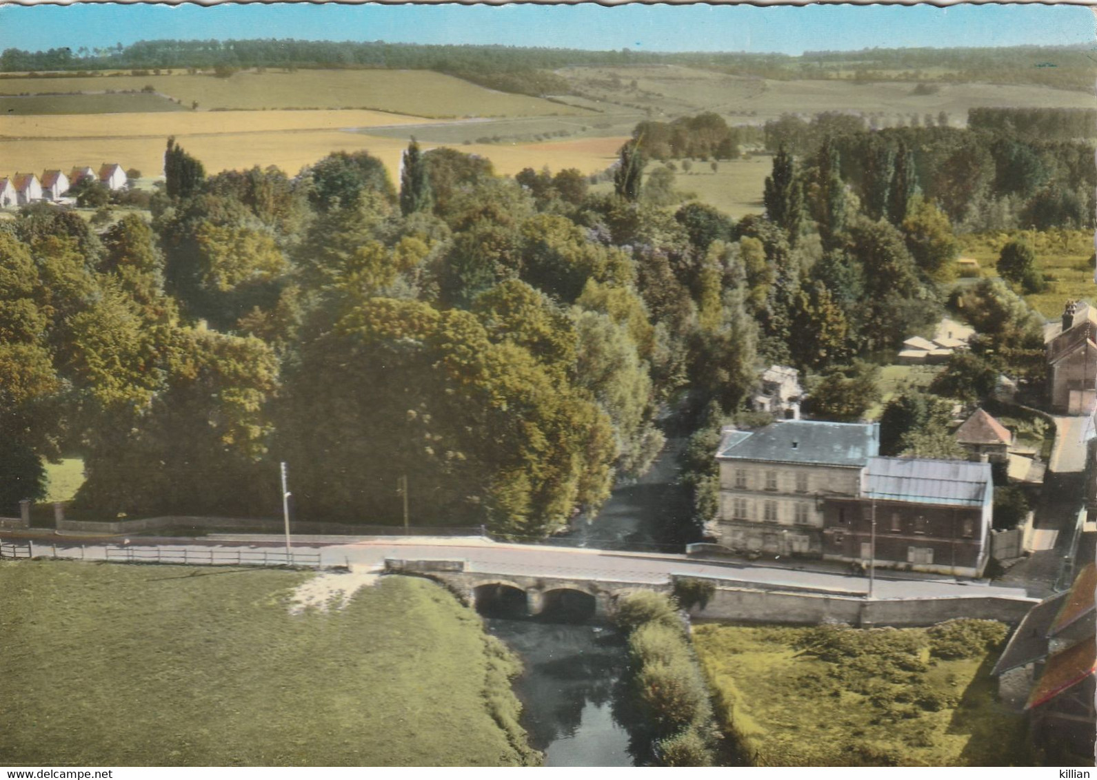 Bray Lu Vue Aérienne Sur Les Bords De Lepte - Bray-et-Lû