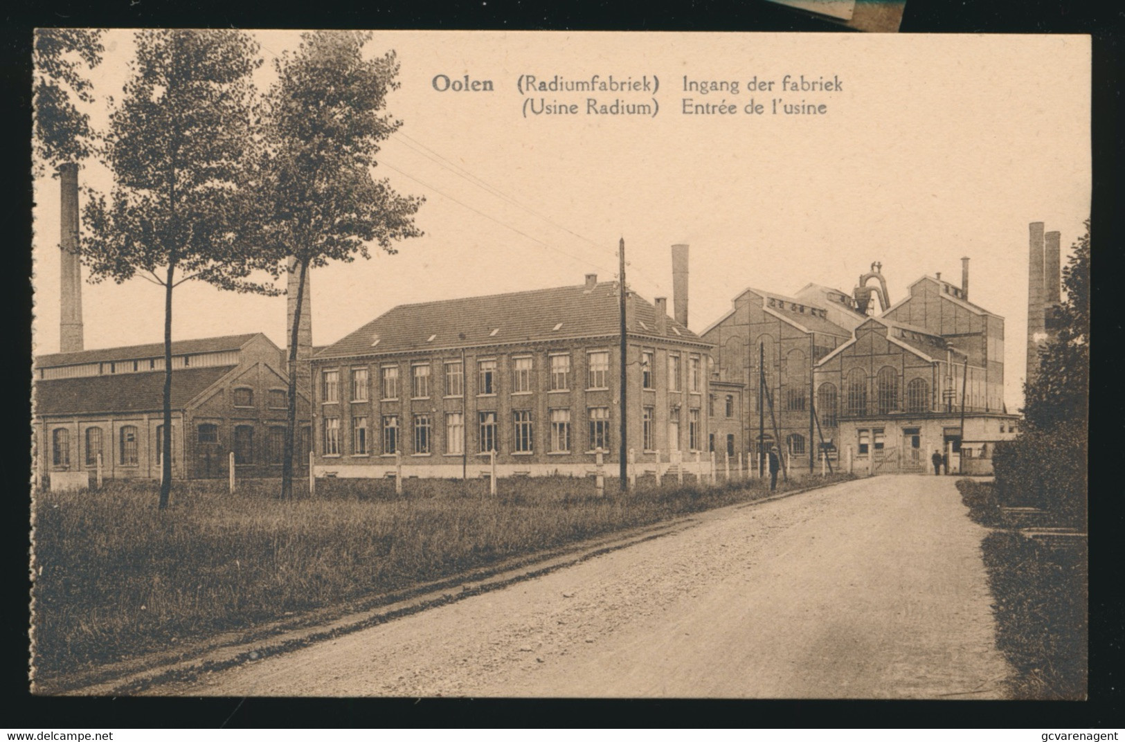 OLEN  RADIUMFABRIEK   INGANG DER FABRIEK    -===  2 SCANS - Olen