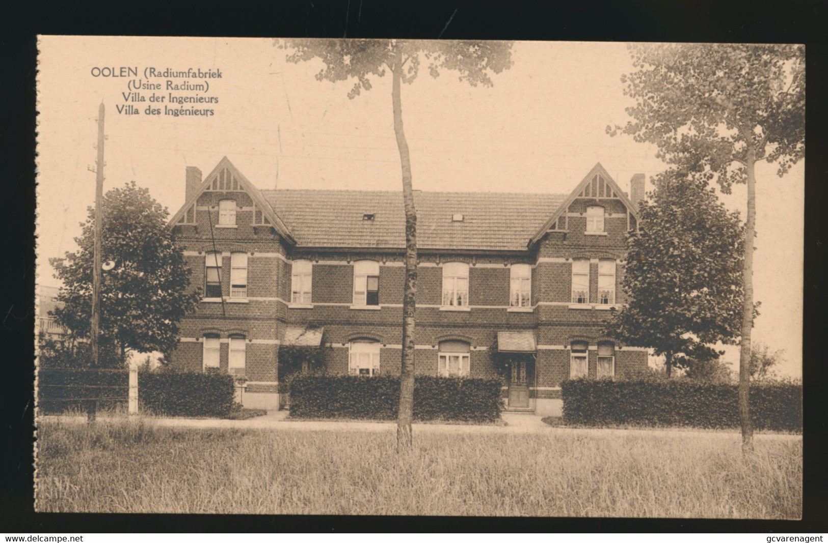 OLEN  RADIUMFABRIEK  VILLA DER INGENIEURS      -===  2 SCANS - Olen