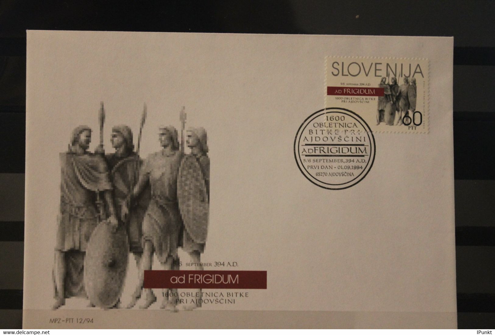 Slowenien 1994; Schlacht Bei Wippach, FDC, MiNr 92 - Lettres & Documents