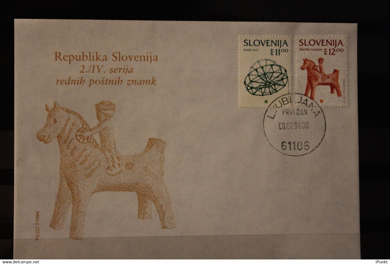 Slowenien 1994; Miniaturen , FDC, MiNr 89-90 - Cartas & Documentos