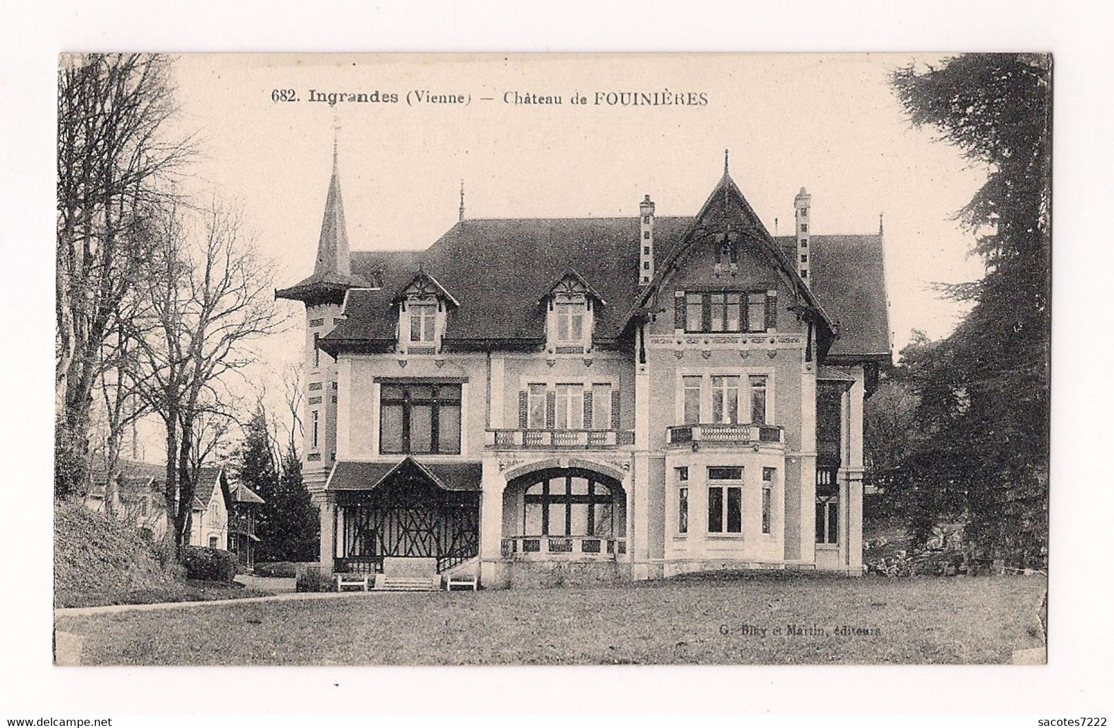 INGRANDES - Château De FOUINIERES - - Ingrandes