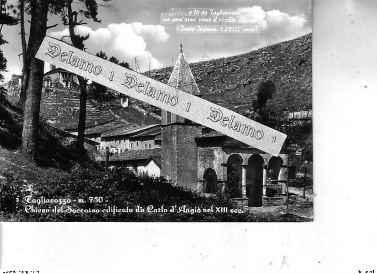 ABRUZZO -- AQUILA E PROV. -- TAGLIACOZZO -- CHIESA DEL SOCCORSO Edificata Da Carlo D'Angiò Nel XIII Sec. - Avezzano