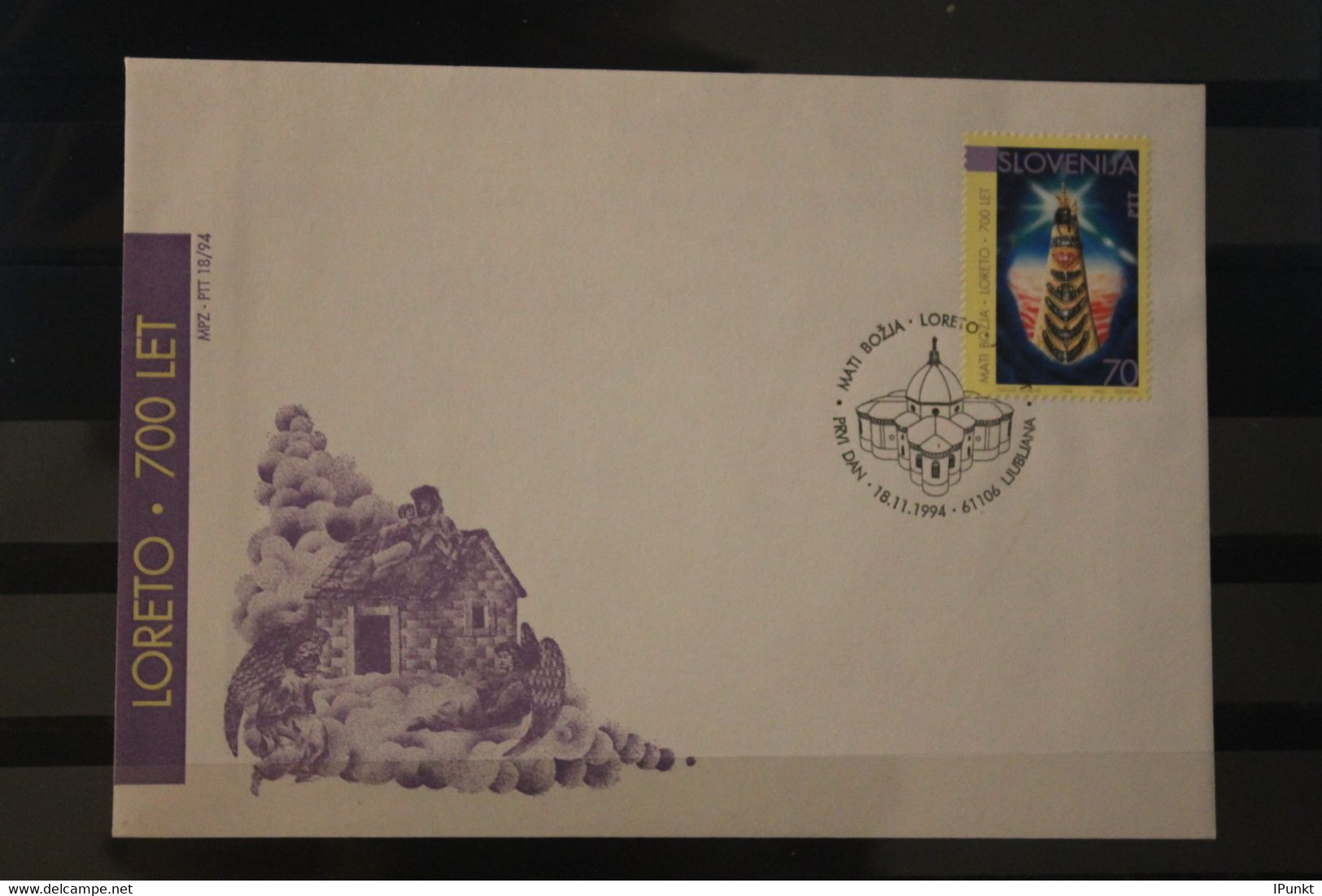 Slowenien 1994; Loreto, FDC, MiNr 101 - Lettres & Documents