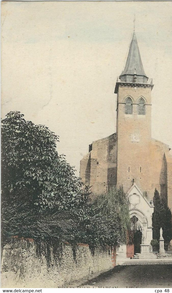 LANDES : Villeneuve De Marsan, L'Eglise - Villeneuve De Marsan