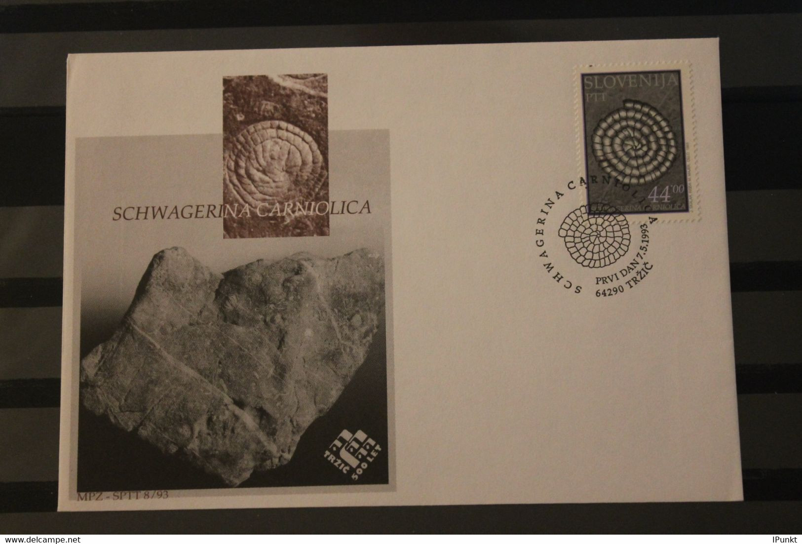 Slowenien 1993; Fossilien, FDC, MiNr 50 - Covers & Documents