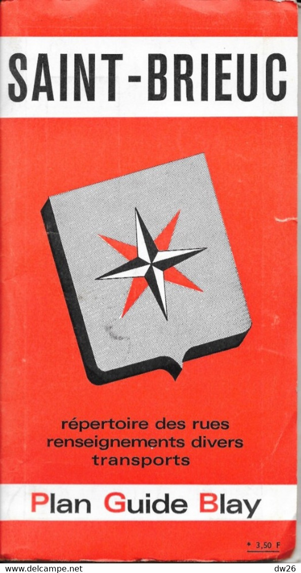 Plan Guide Blay: St Saint Brieuc (Côtes Du Nord), Renseignements Divers, Transports, Répertoire Des Rues - Other & Unclassified