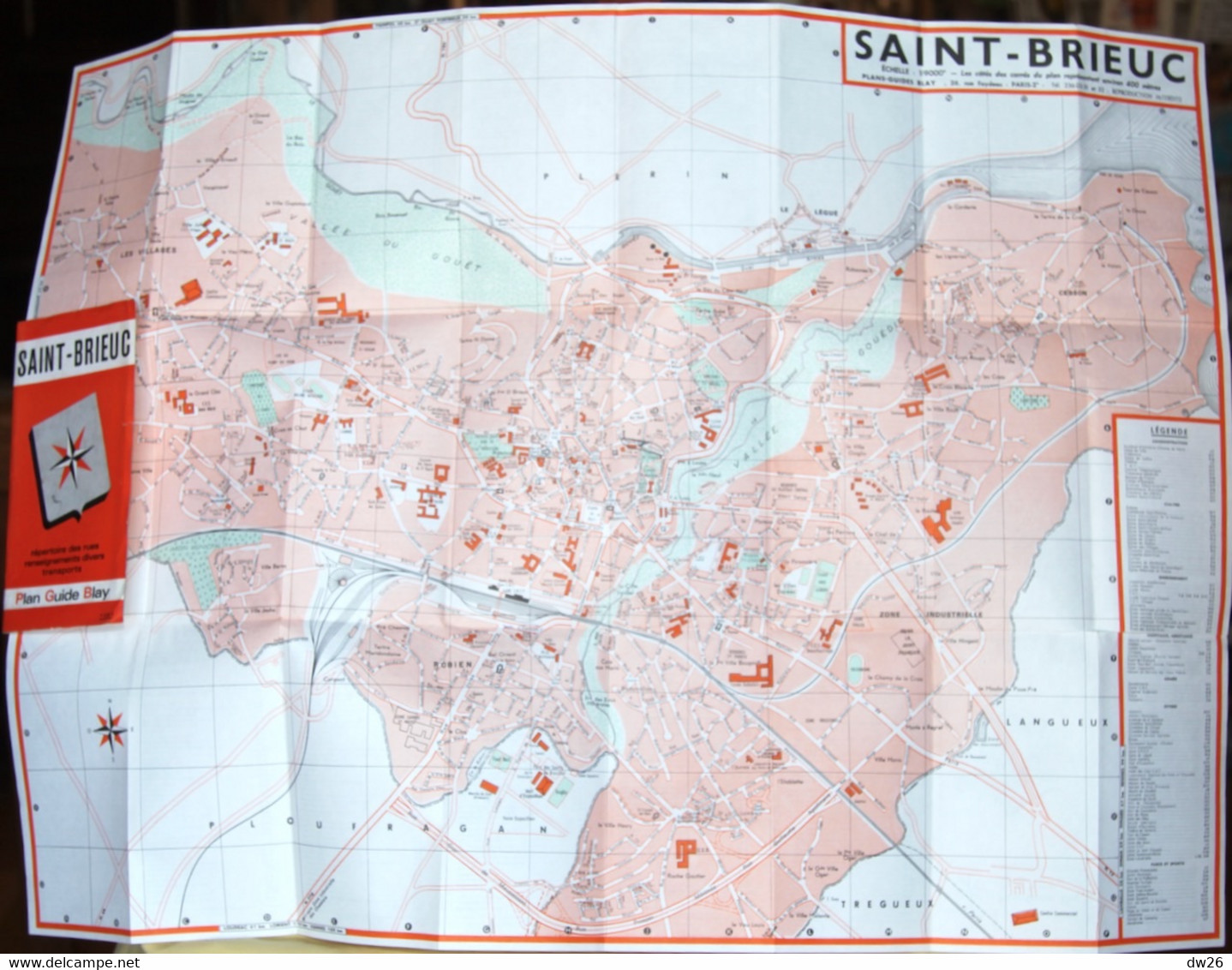 Plan Guide Blay: St Saint Brieuc (Côtes Du Nord), Renseignements Divers, Transports, Répertoire Des Rues - Sonstige & Ohne Zuordnung