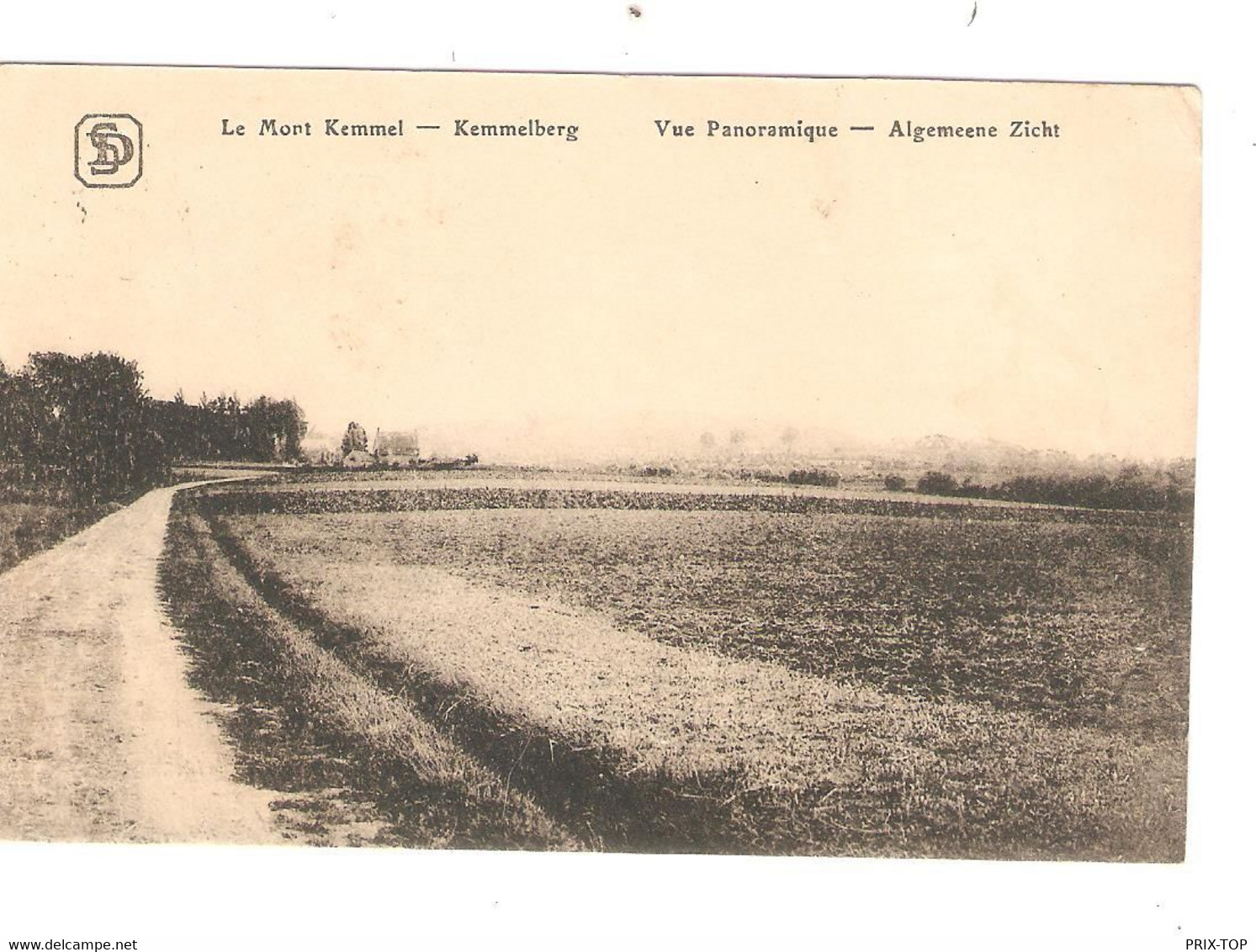 SP60/ CP - PK Le Mont Kemmel - Kemmelberg Vue Panoramique - Algemeene Zicht Utilisée En FELDPOST 1916 - Heuvelland