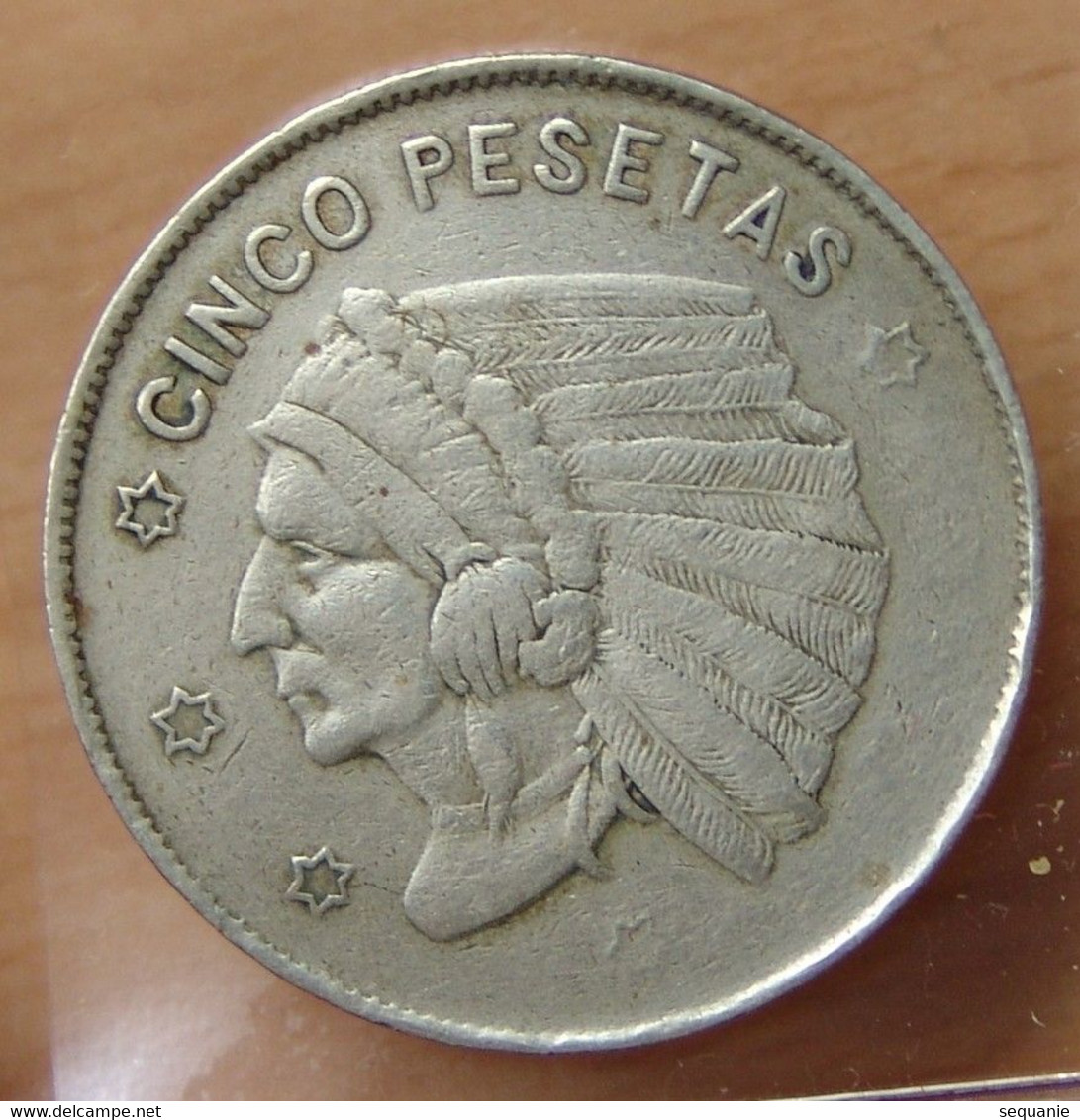 ESPAGNE - Jeton De Casino De 5 Pesetas - Casino