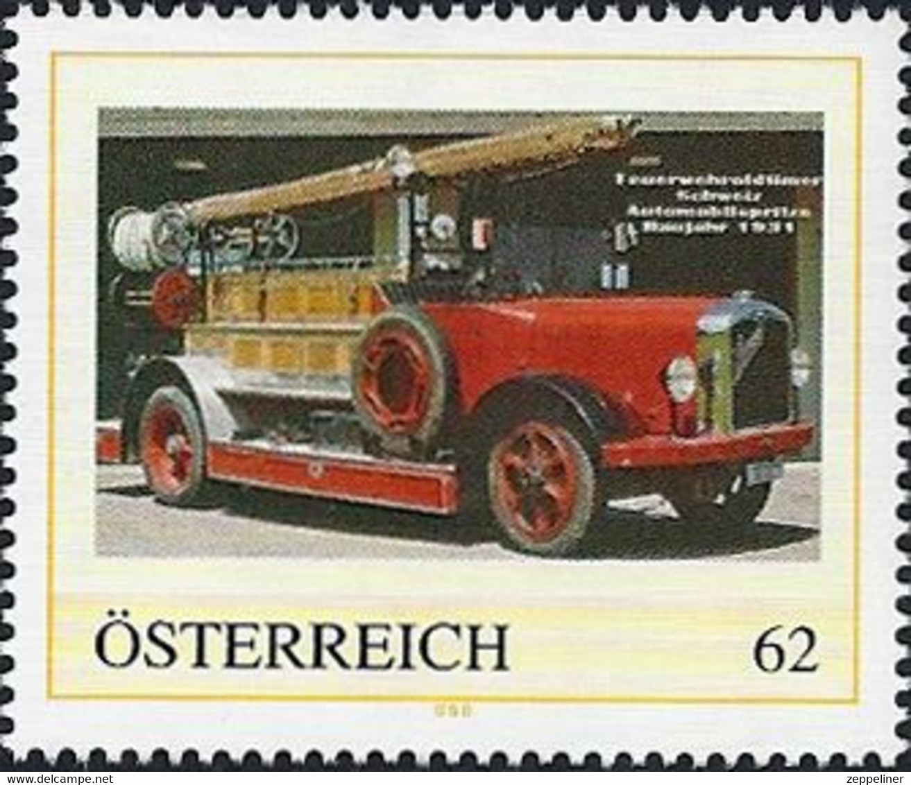 2006+ "Austria" Firetrucks, Feuerwehr, Cars, Private Issue, Low Edition! Only 200! LOOK! - Francobolli Personalizzati