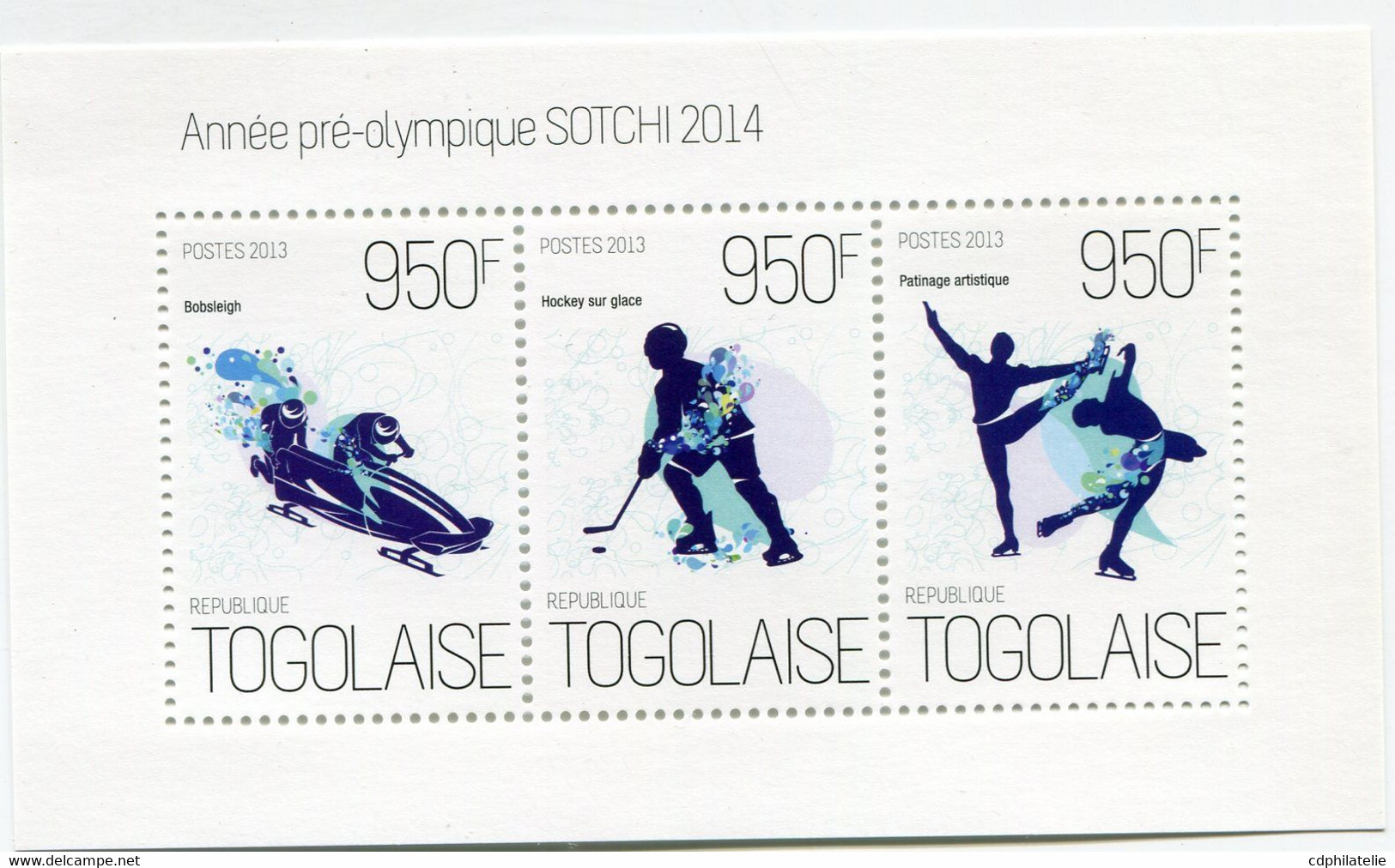 TOGO BF ** ANNEE-PRE-OLYMPIQUE SOTCHI 2014 - Winter 2014: Sotschi