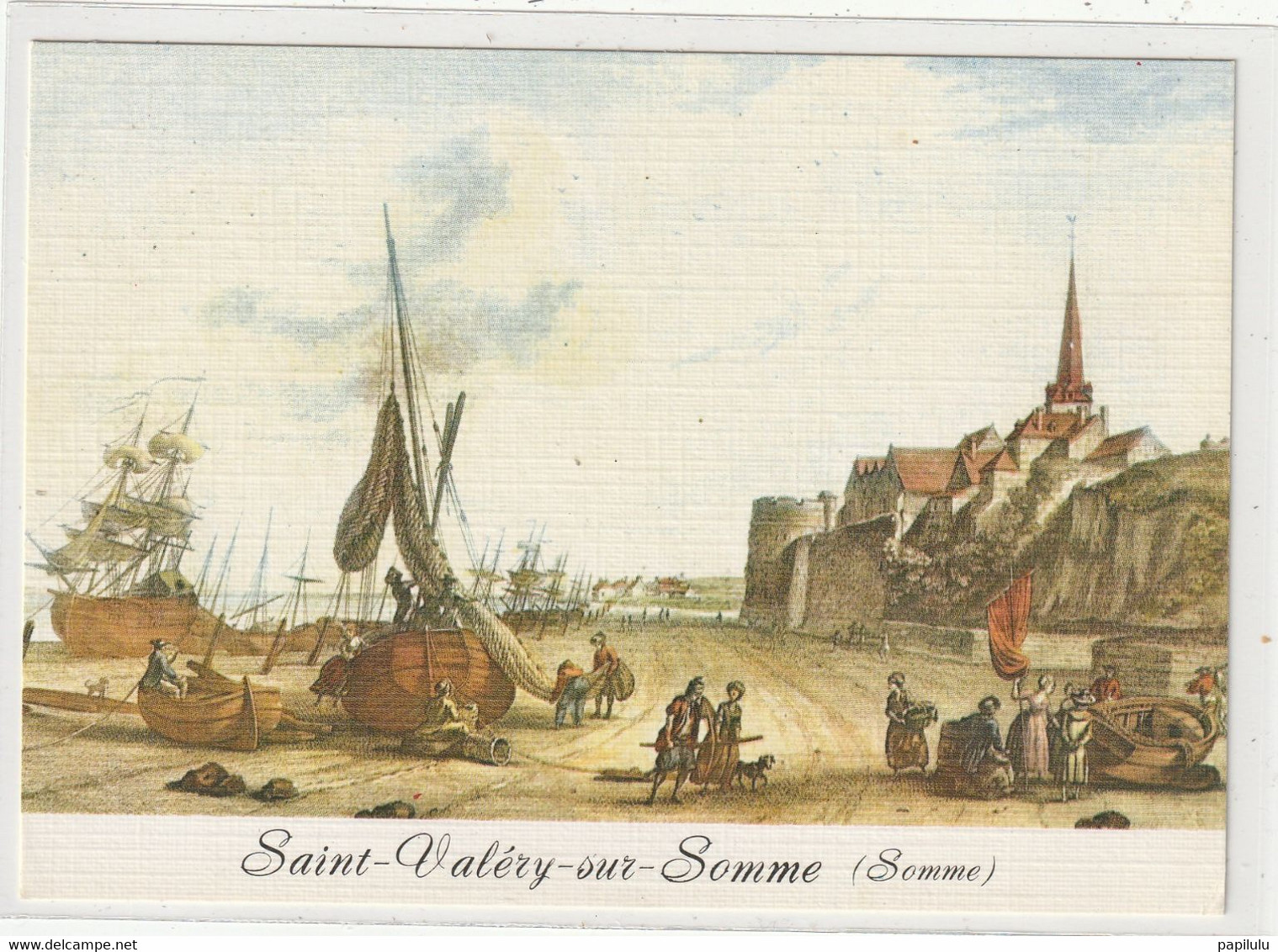 DEPT 80 : Saint Valéry Sur Somme Au Temps Jadis , Le Port ; édit. Yvon N° 15800052 - Saint Valery Sur Somme