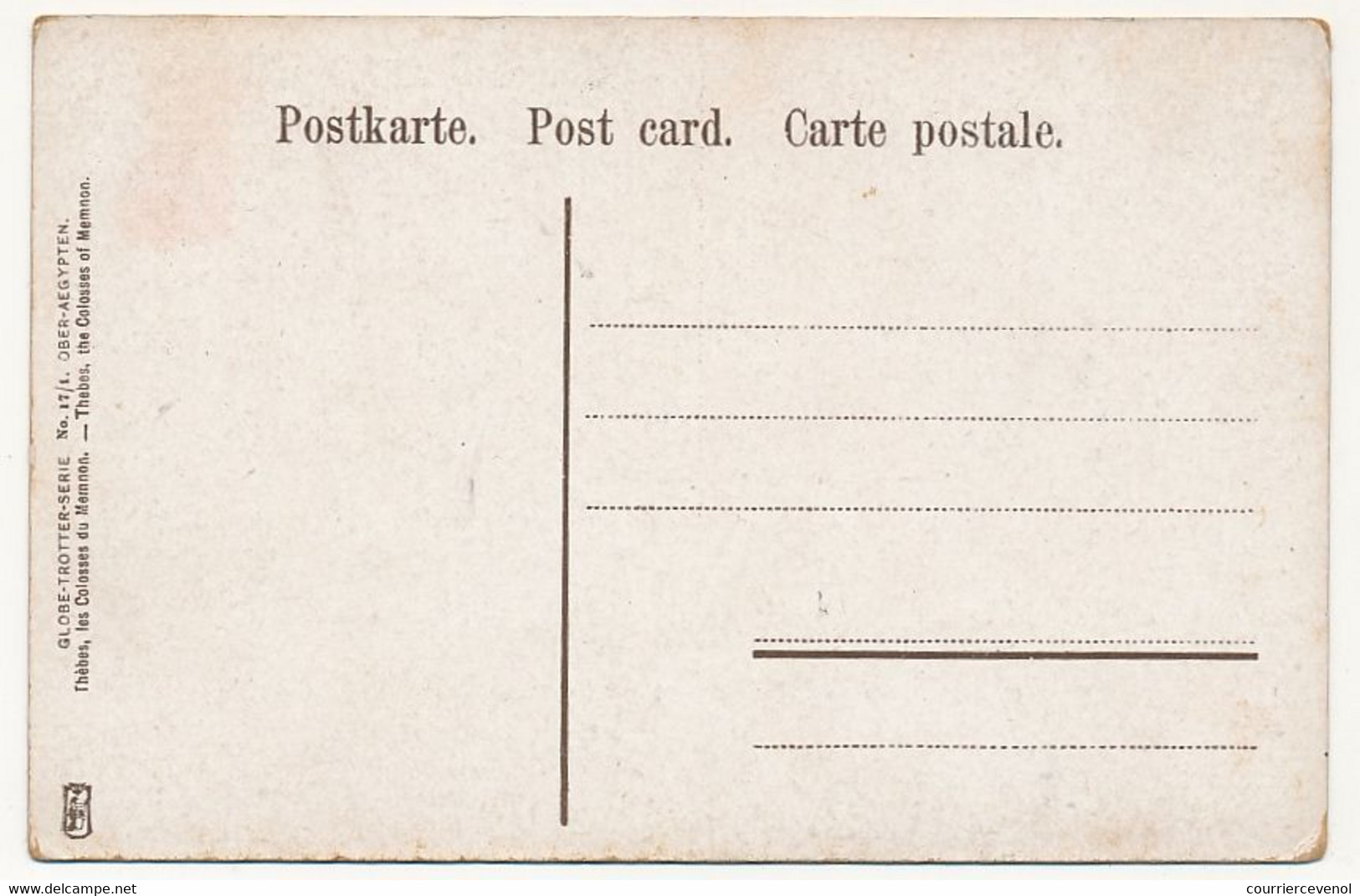 CPA - EGYPTE - Thèbes - Les Colosses De Memnon - Suez