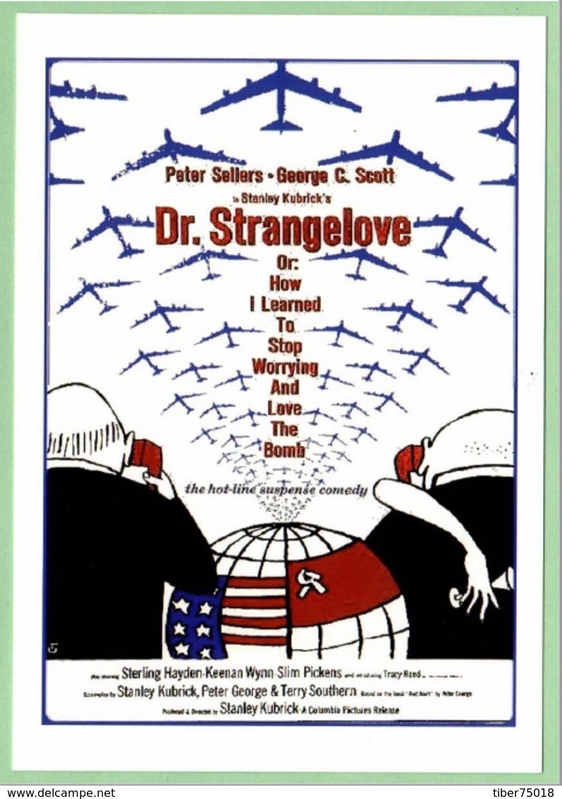 Carte Postale : Dr. Strangelove (film - Cinéma - Affiche) Illustration : Tomi Ungerer - Ungerer