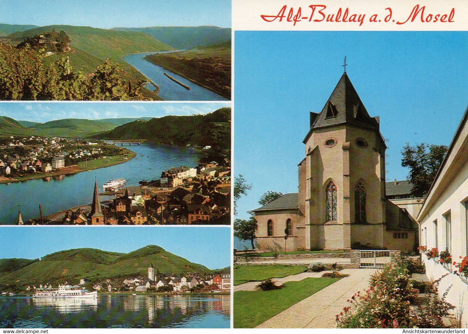 011640  Alt-Bullay A. D. Mosel  Mehrbildkarte - Alf-Bullay