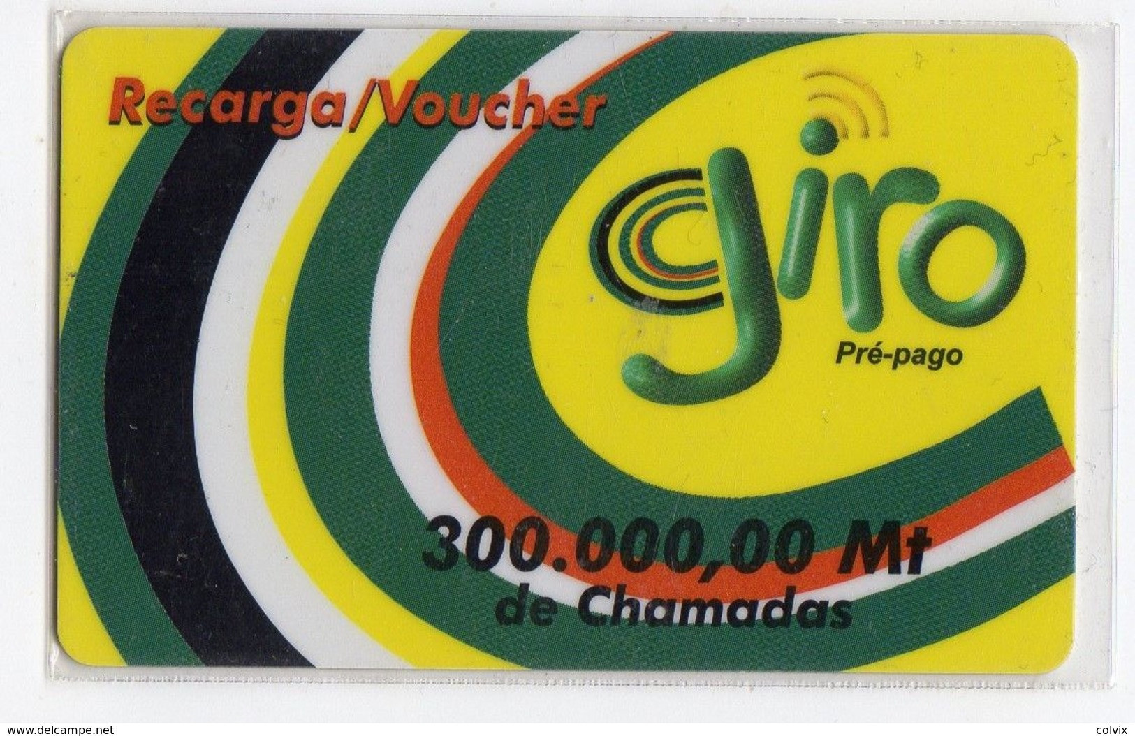MOZAMBIQUE RECHARGE GIRO 300 000 MT Date 01/06/2002 - Moçambique