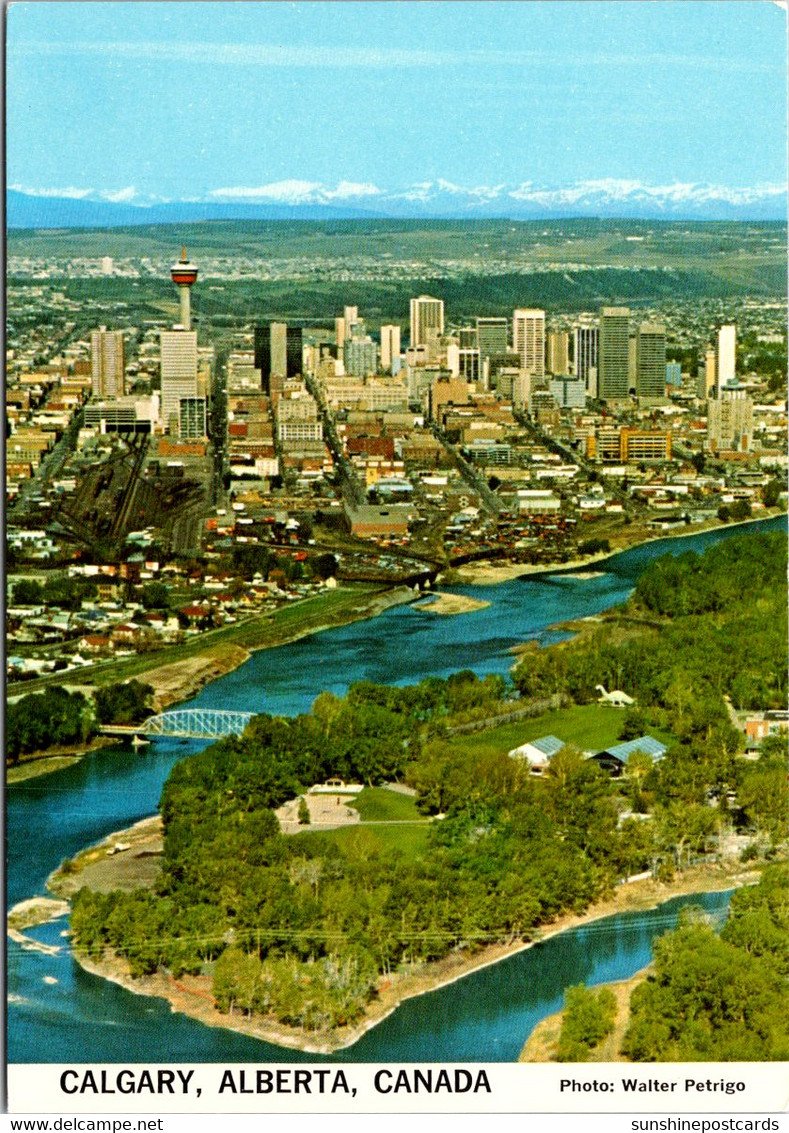 Canada Alberta Calgary Aerial View - Calgary